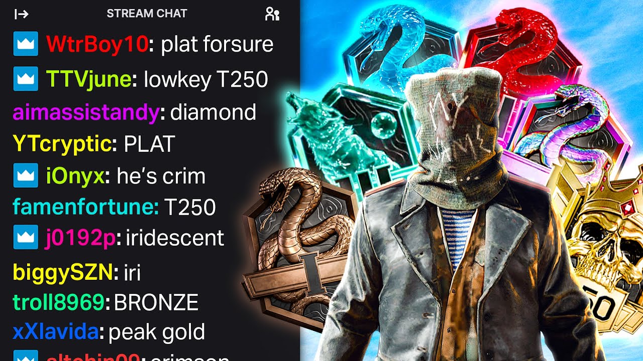 Twitch Chat Guesses Call of Duty RANKS!