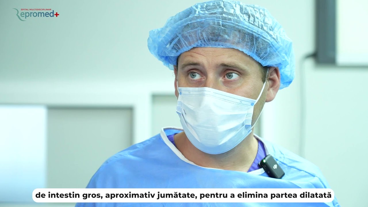 Tratamentul laparoscopic al dolicocolonului cu coprostază decompensată, la Spitalul Repromed