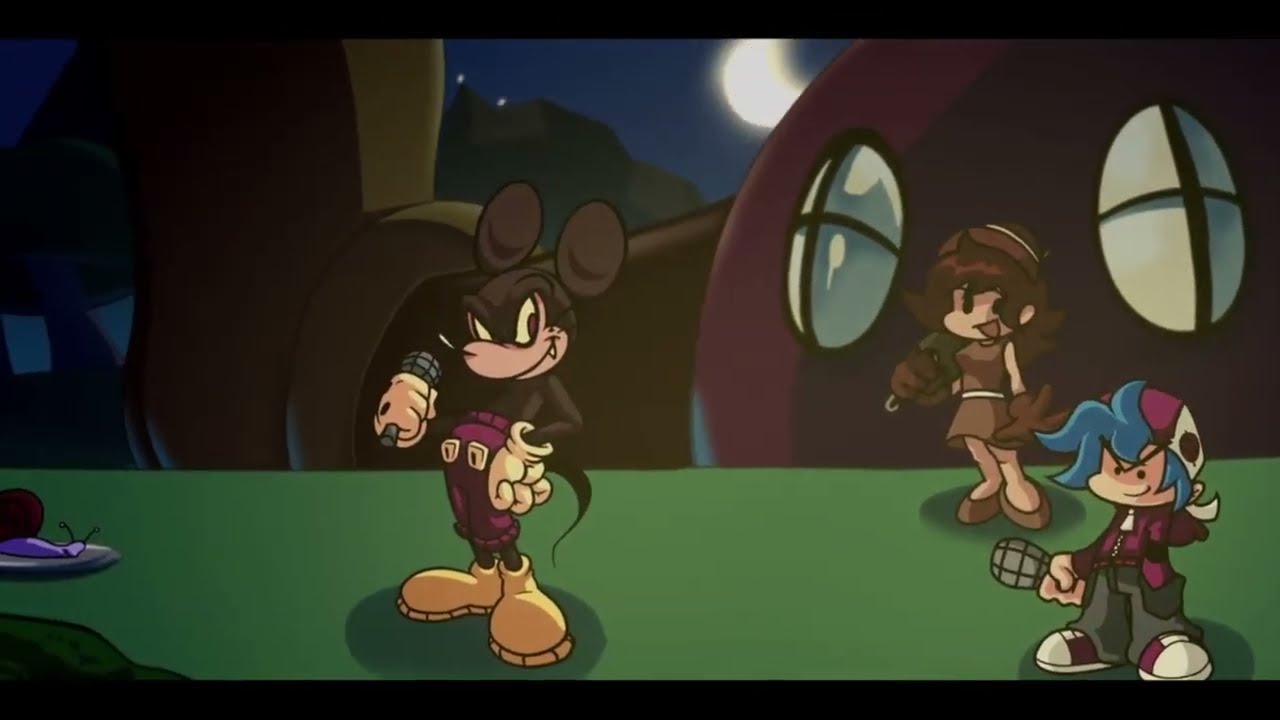 FNF - VS Mouse: Behind The Curtain DEMO - Greetings (FC) (By @MsBoni & @mickeymelodies)