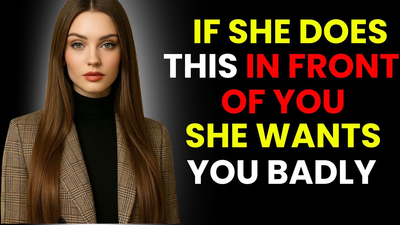 A Woman Who Is Deeply Attracted To You Is Always Doing This In Front Of You | Psychology Tricks