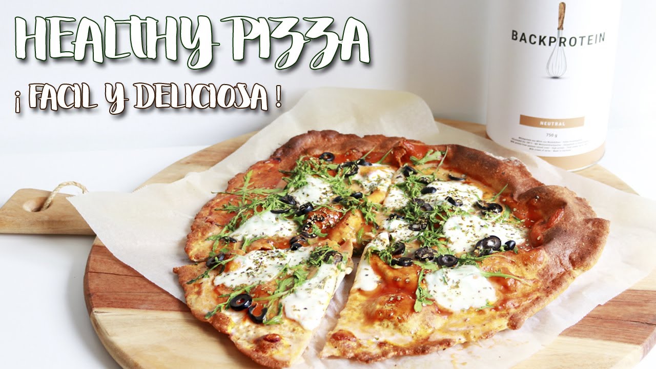 Cómo hacer masa para PIZZA ITALIANA saludable - Healthy Pizza Dough Recipe | 2 Be FIT Jorge y Marta