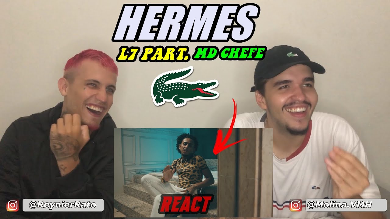 L7NNON - HERMÈS part. MD Chefe (Prod. LeodoKick) - Reação e Papo Reto