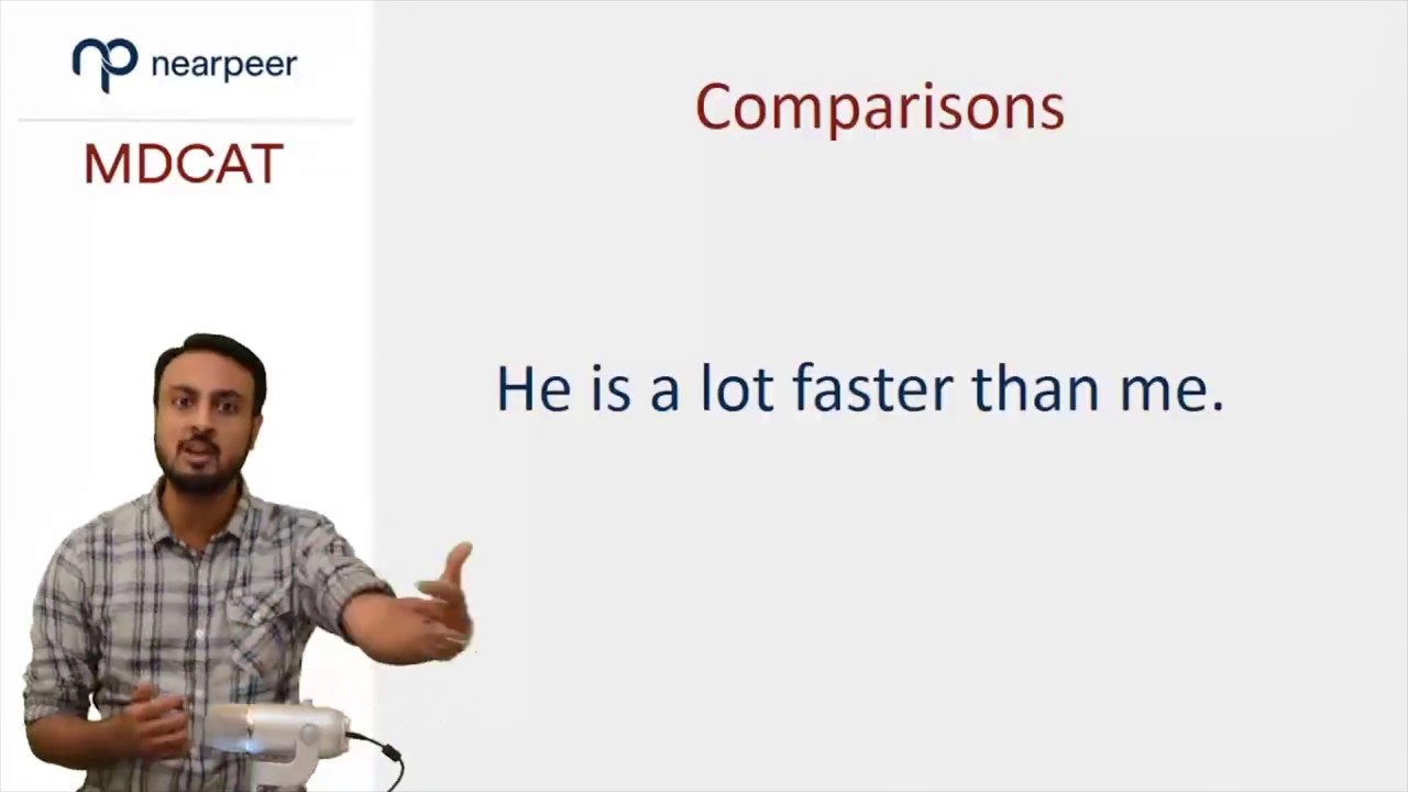 Nearpeer Online MDCAT English Demo Lecture (Comparisons)