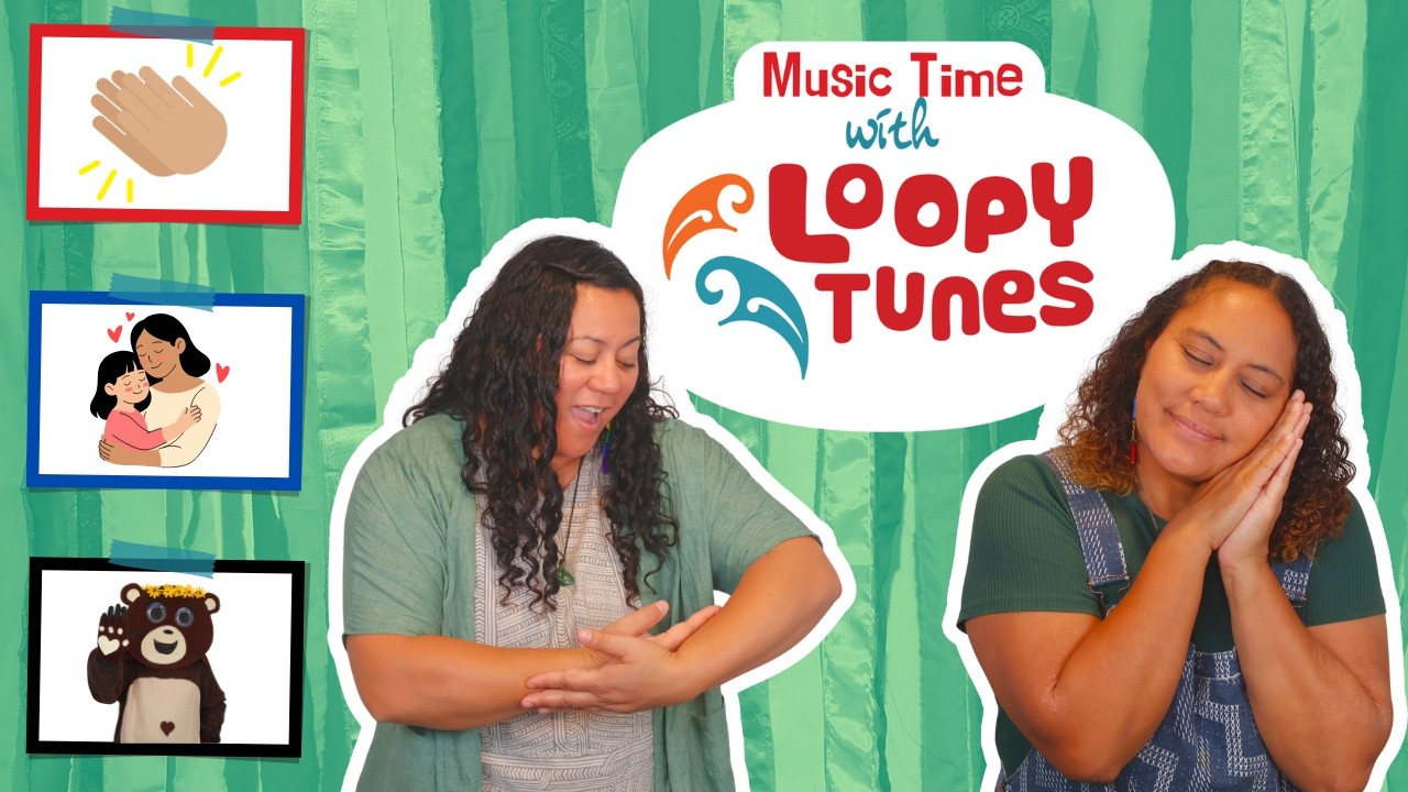 Season 2 Ep 3 | Awhi Teti Pea | Rock-a-bye Your Bear | Action Song | Te Reo Māori