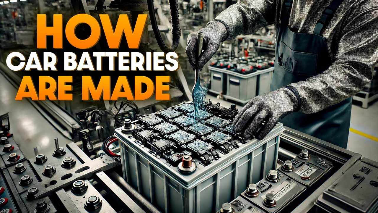 How CAR BATTERIES Are Made