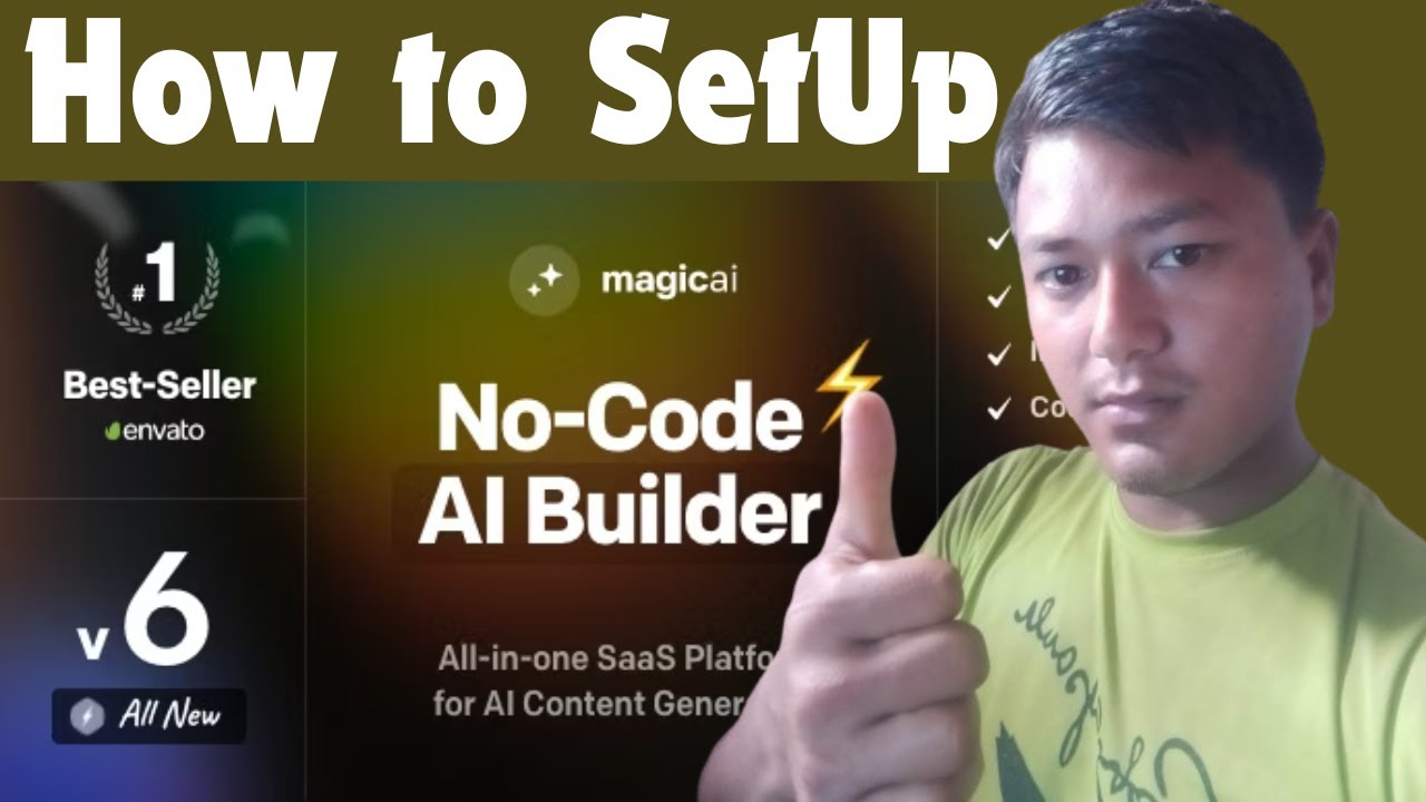 How to SetUp MagicAI - OpenAI Content, Text, Image, Video, Chat, Voice, and Code Generator as SaaS
