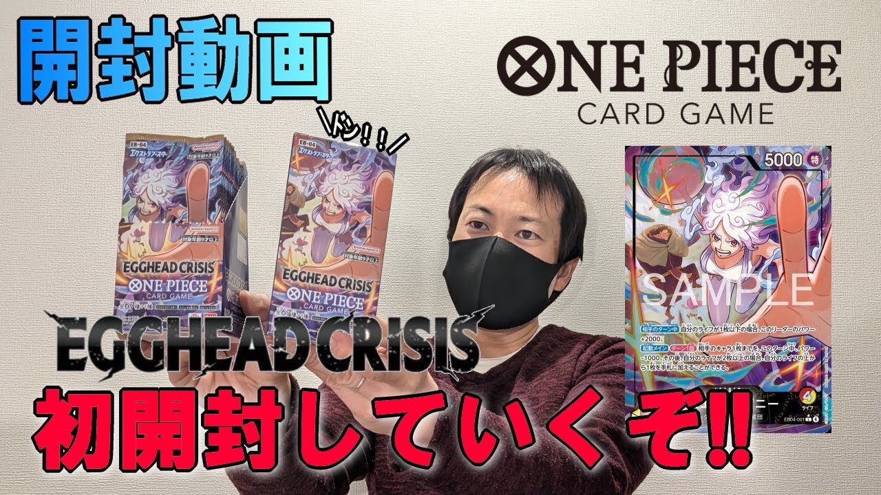 【開封動画】EGGHEAD CRISIS初開封していく～～‼