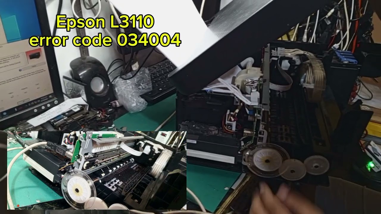 EPSON L3110 ERROR CODE 034004 solved!!!