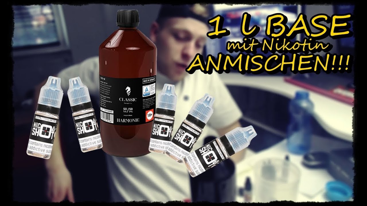 1 L Base mit NIKOTIN Anmischen | EpoROnE | [DEUTSCH]