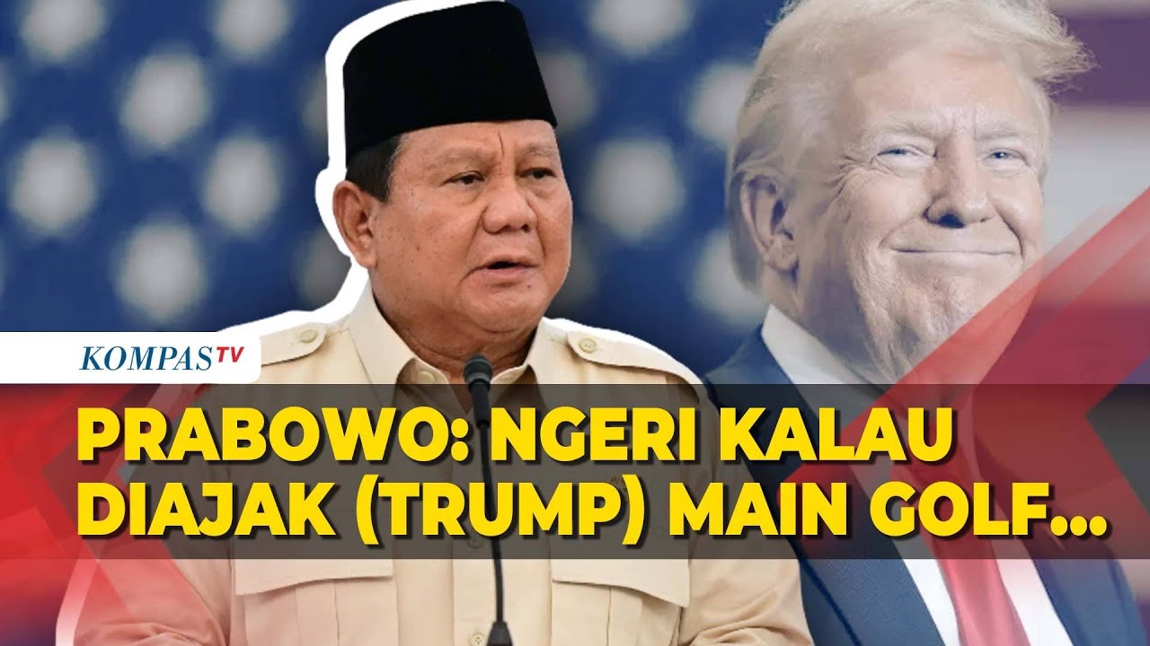 Kelakar Presiden Prabowo Ungkap Rencana Bertemu Trump: Saya Harus Les Privat Golf