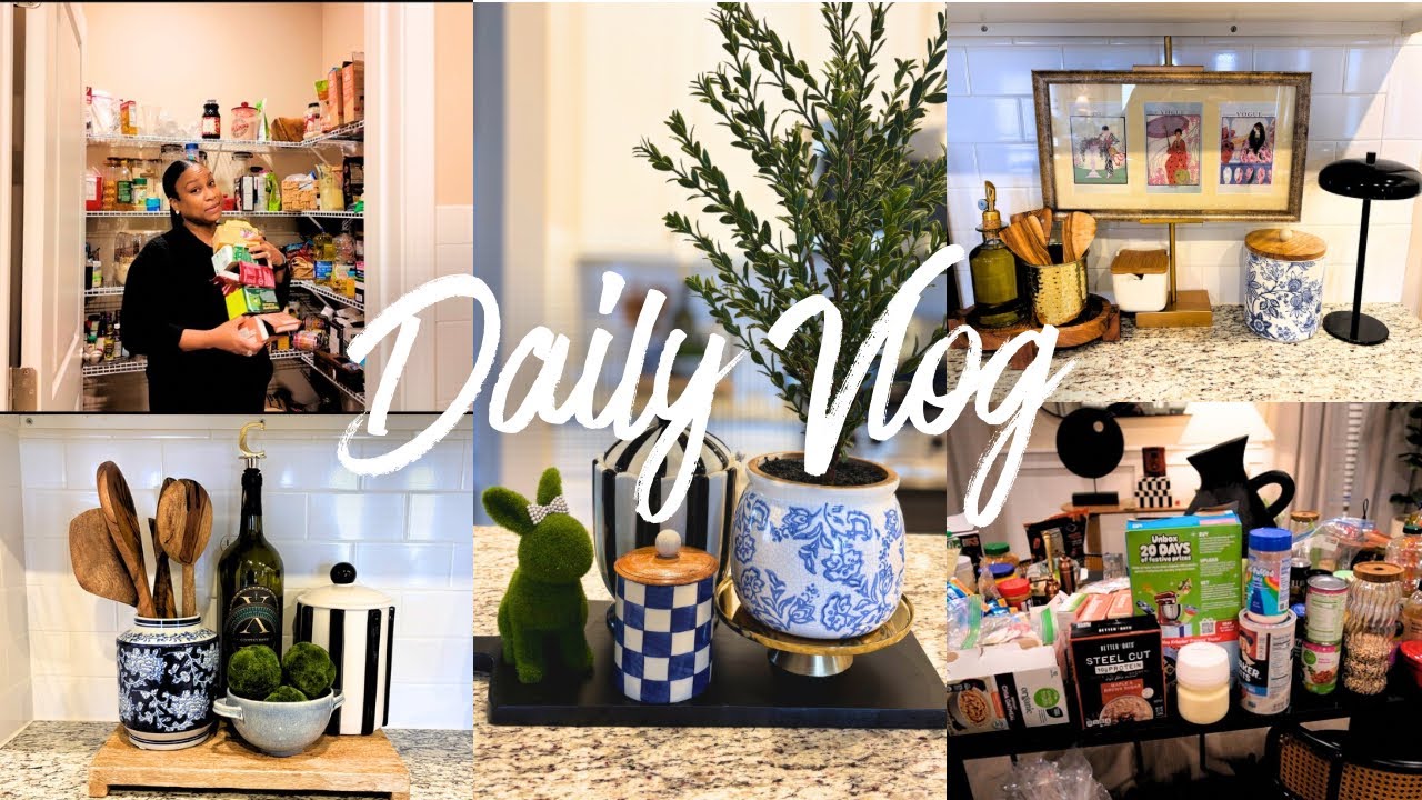 Pantry Organization+ Mixing Modern Decor with Traditional| Home Vlog