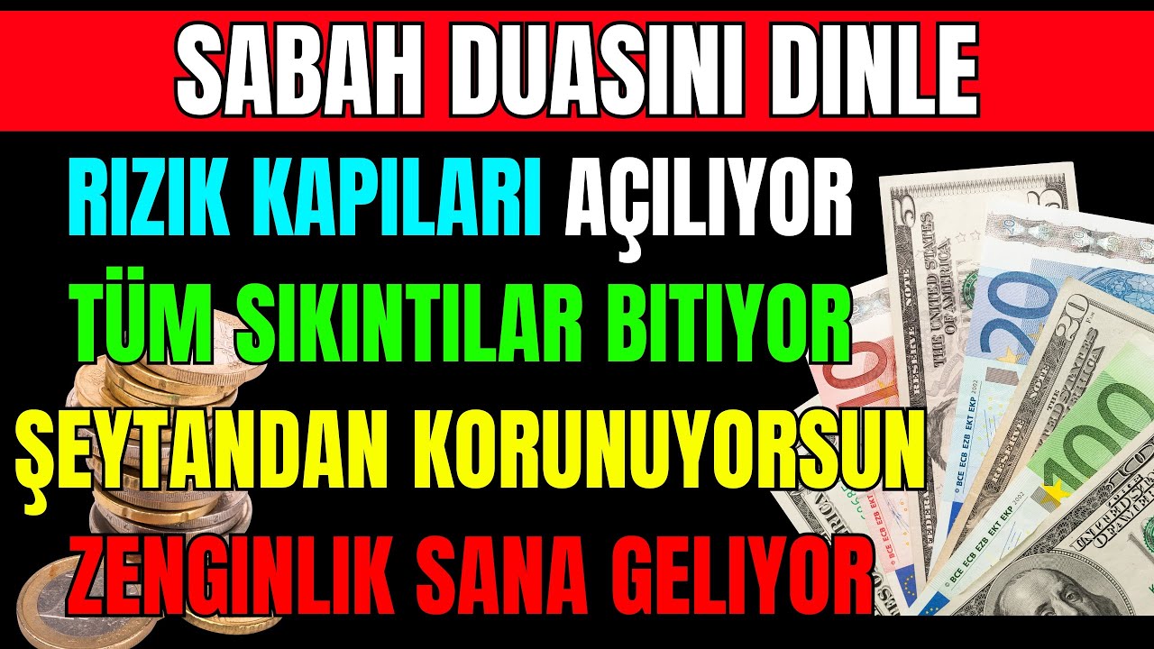 Sabah Duası – Rızık Kapıları Açılacak, Tüm Sıkıntılar Sona Erecek – Niyet Et ve Dinle