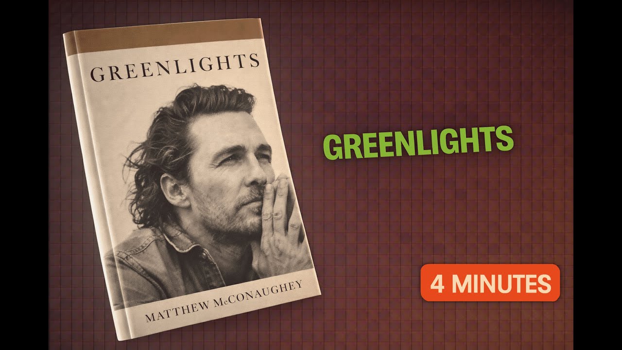 Greenlights by Matthew McConaughey | 4 Minute Summary