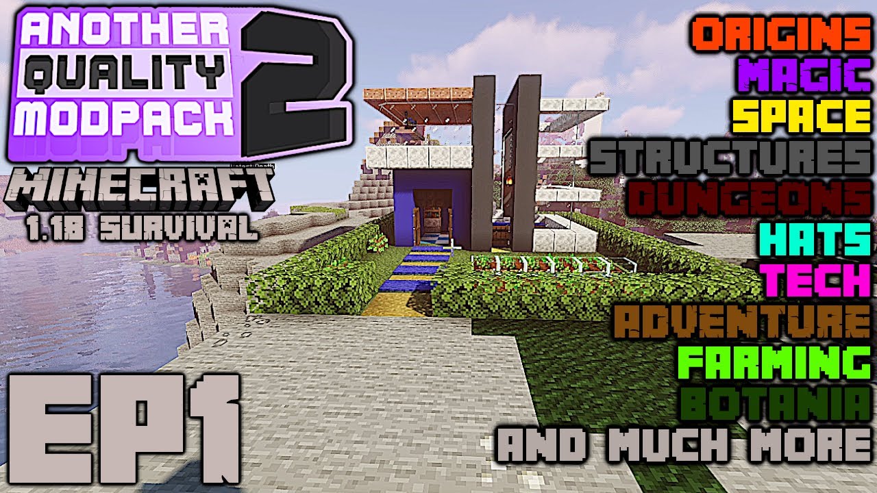 Another Quality Modpack 2 UPDATED: EP1 - Choosing Our Origin! [Minecraft 1.18 Modded Survival]