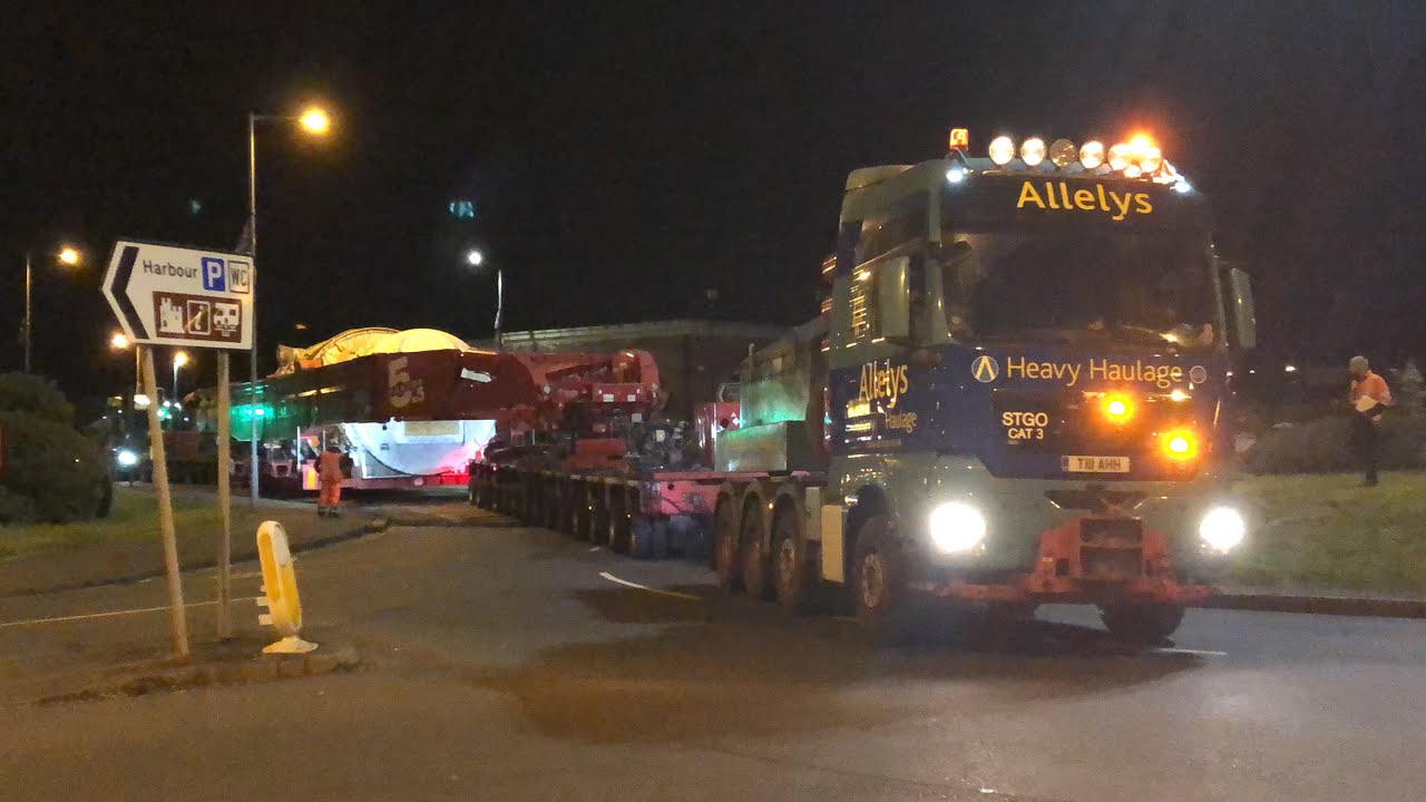 Allelys Heavy Haulage, Carrickfergus Northern Ireland, July 2022