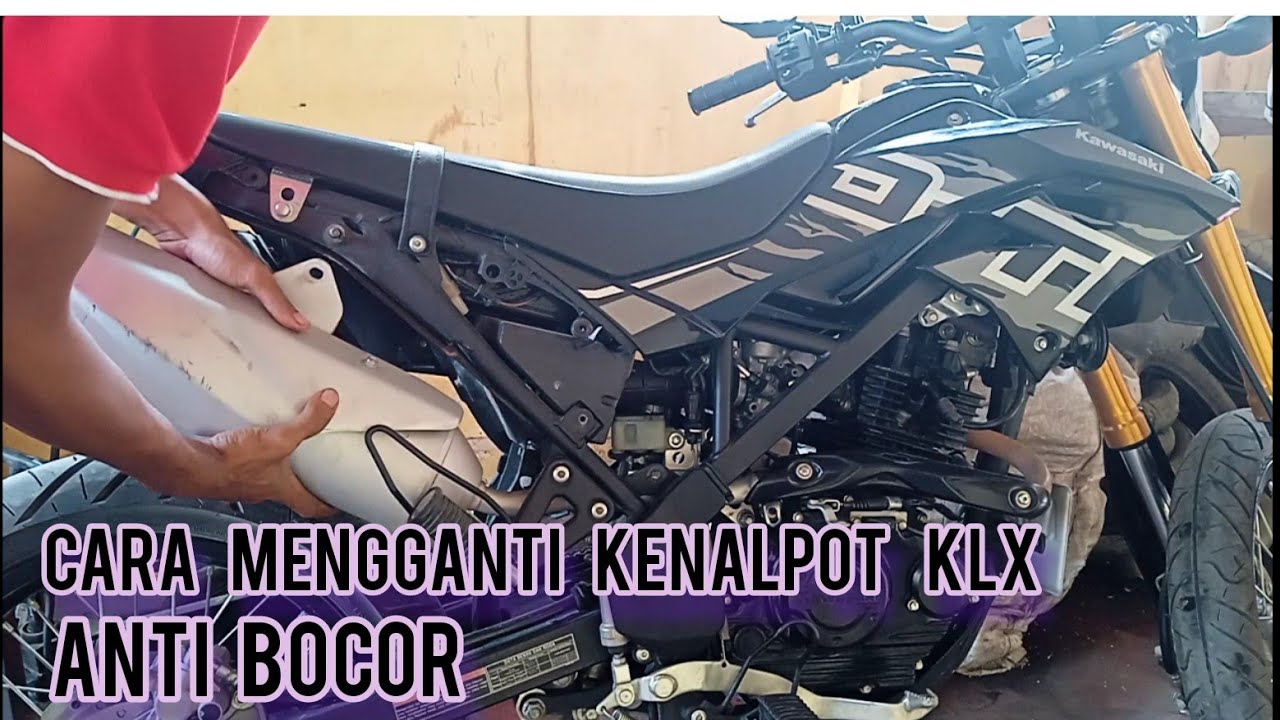 cara ganti kenalpot resing klx detreker