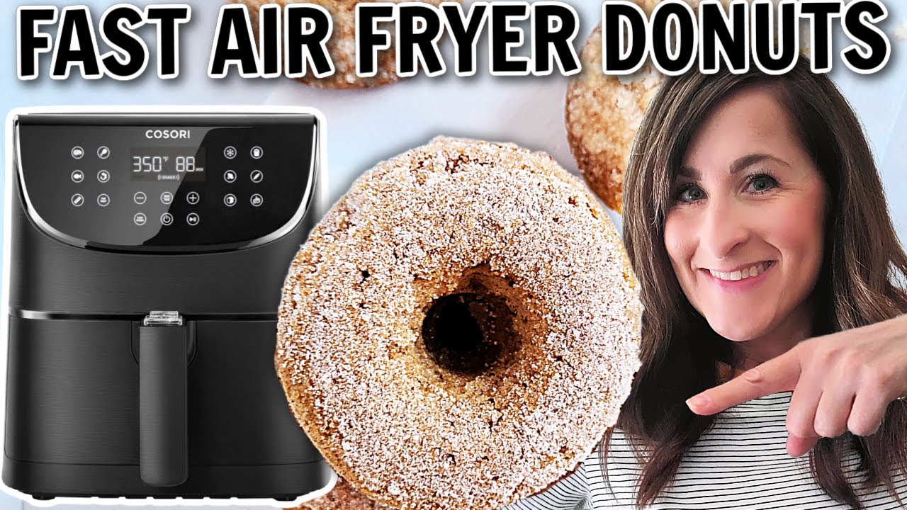 FAST Air Fryer Donuts? YES!! Ready in LESS Than 20 Minutes FROM SCRATCH!