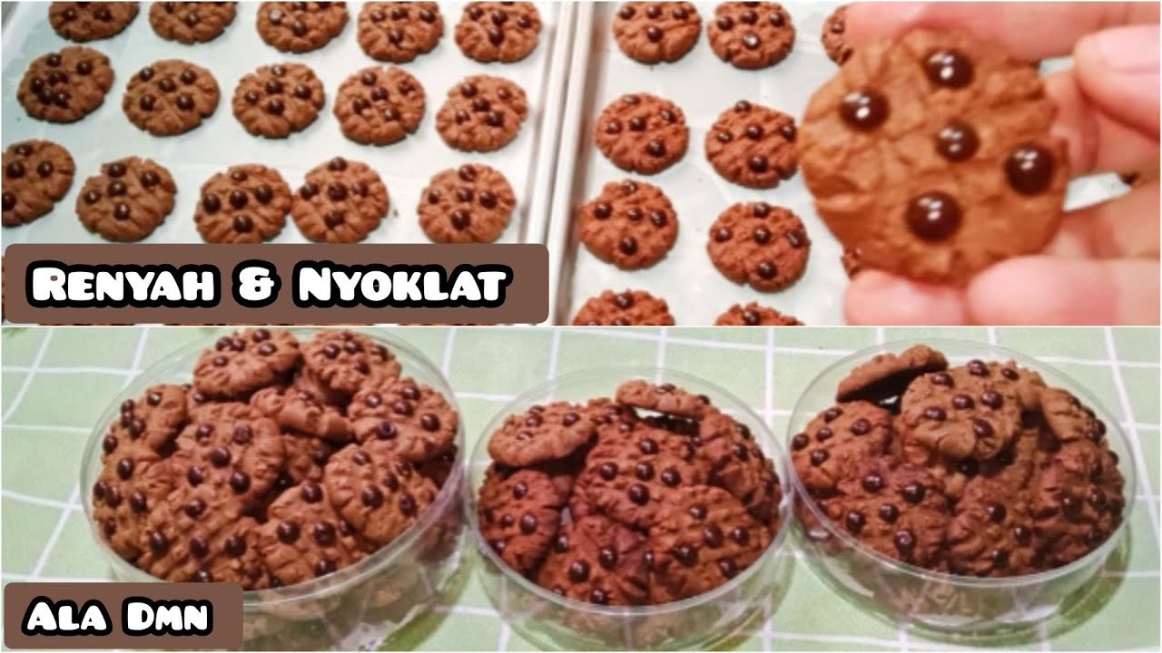 RESEP CHOCOCHIPS COOKIES  ‼️ COKLAT GOODTIME ‼️  RENYAH DAN NYOKLAT ‼️ ide jualan~@DapurMamaNinda