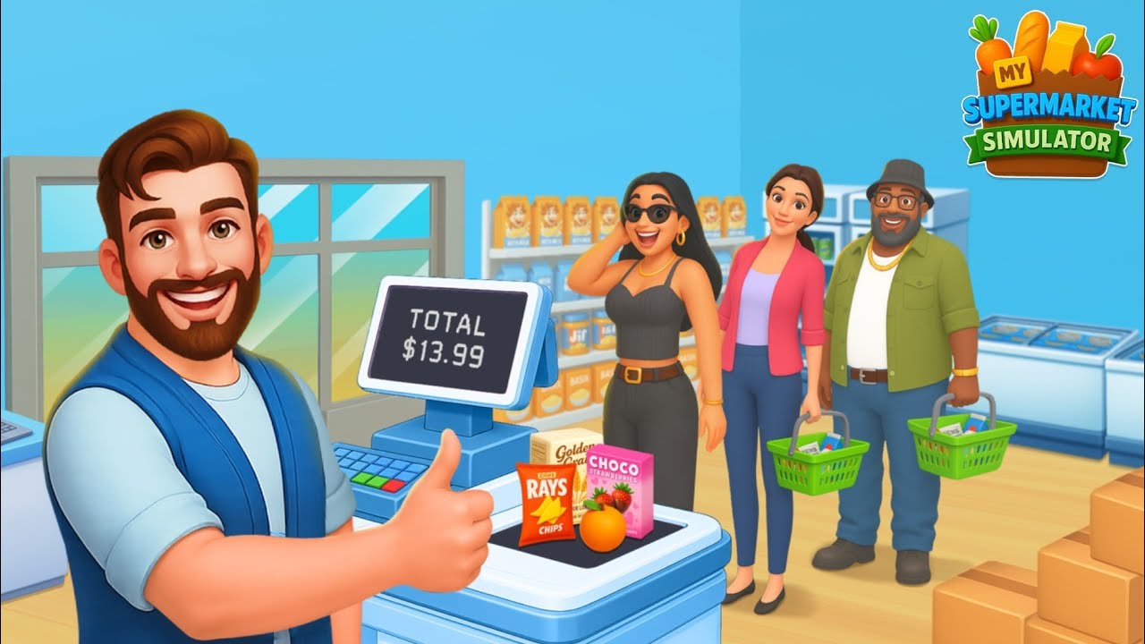 My supermarket stimulator 🛒 | part 13 | Is this a supermarket 🤔🥴| The Gaming Girl 