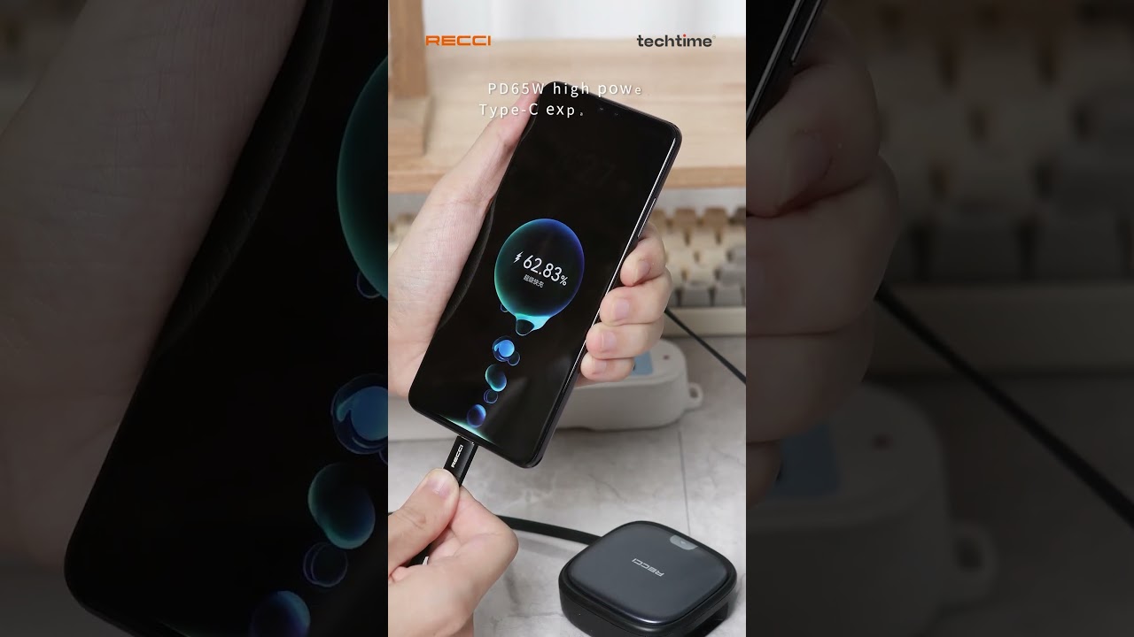 Recci RS36T Multifunction (5-in-1) PD65W Fast Charging DATA CABLE SET #Datacable #5in1 #PD65W