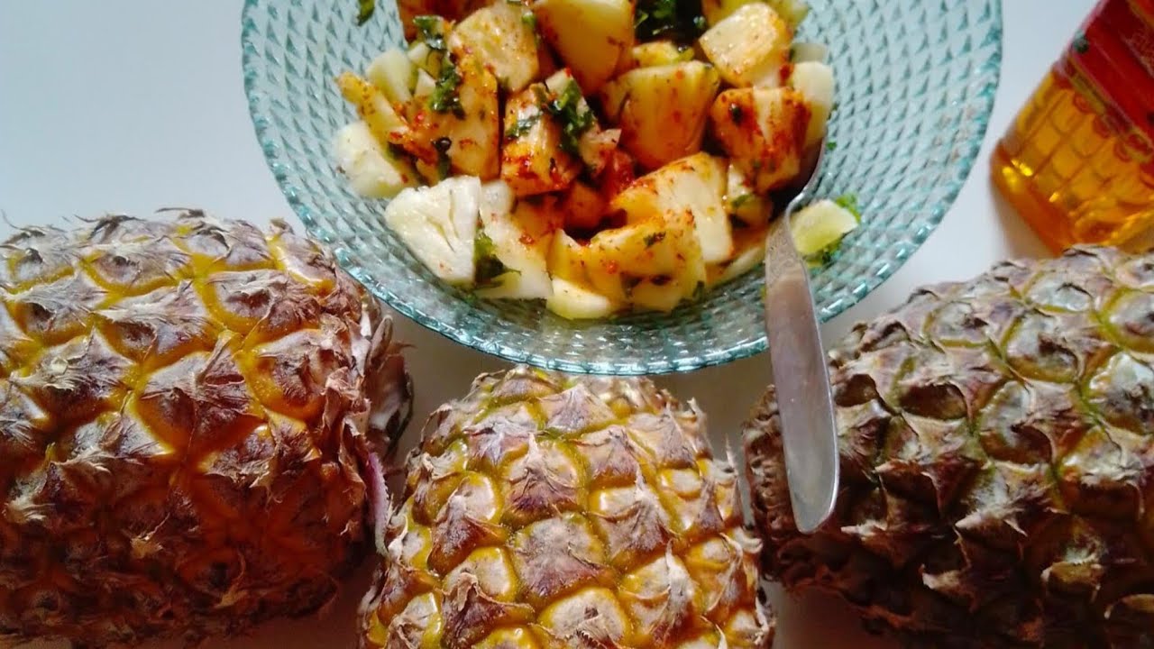 Green pineapple bhorta recipe।। কাঁচা আনারসের সেই স্বাদ ভর্তা রেসিপি।। @mythink