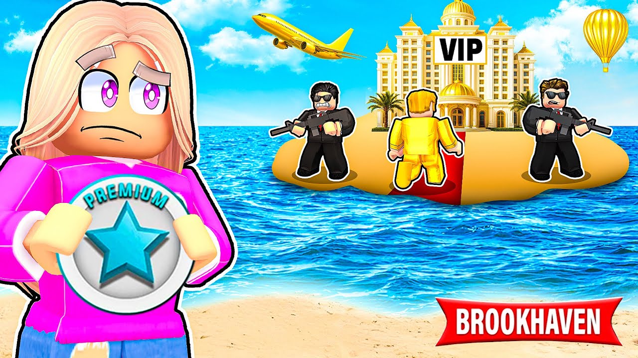 ZNALAZŁAM WYSPĘ *VIP* ale MAM TYLKO *PREMIUM*... na BROOKHAVEN w ROBLOX!