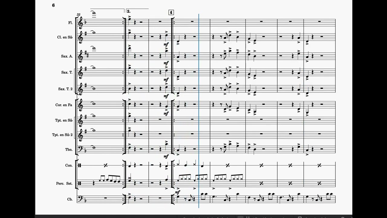 QUE RICO EL MAMBO -  PARTITURA VIENTOS D. Pérez Prado
