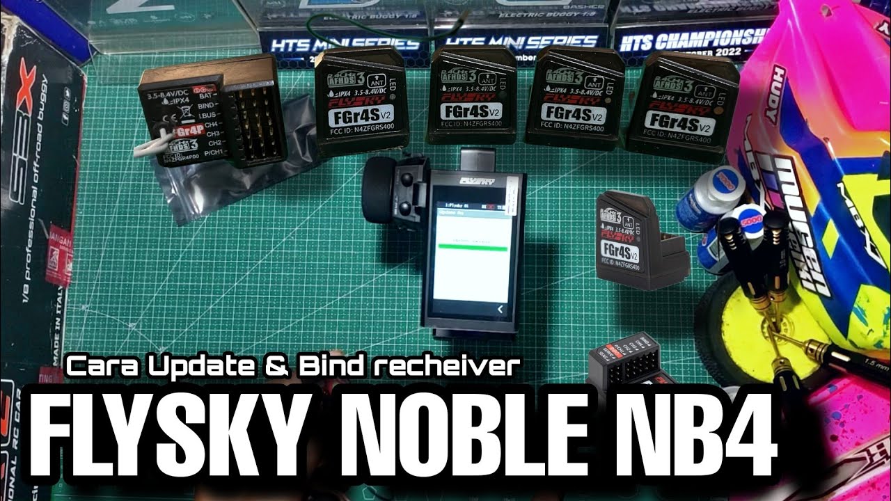 How to Update & BIND RX FGR4S | Cara update & binding  recheiver flysky Noble nb4