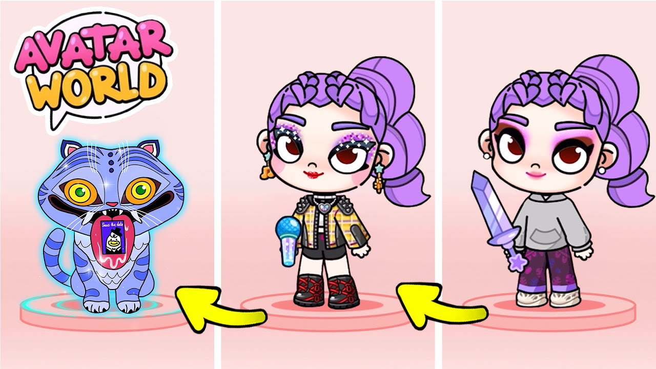 EASY! How to Create Rumi from KPOP Demon Hunters in AVATAR WORLD 🌍 PAZU