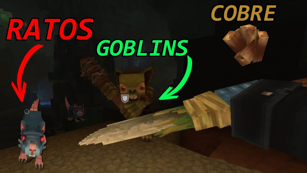 MINA CHEIA DE RATOS, GOBLINS E COBRE (Ep 3) - Hytale