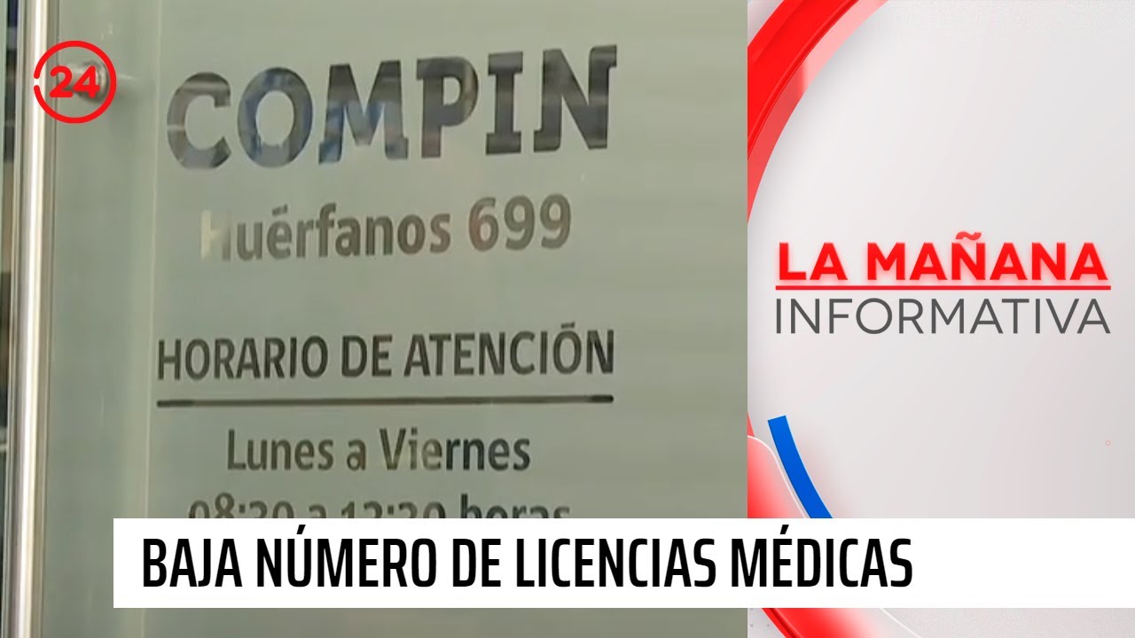 Baja número de licencias médicas: 