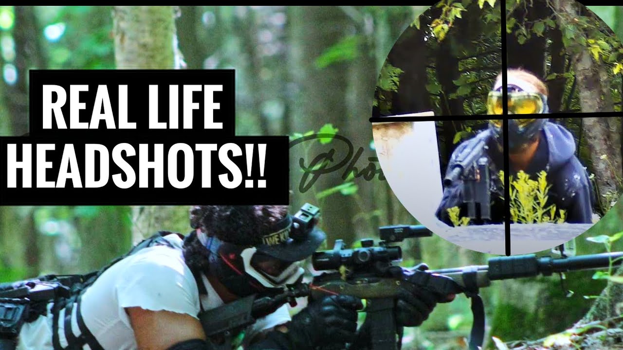 A HEADSHOT feels Best with a BOLT ACTION SNIPER! ----- magfed paintball