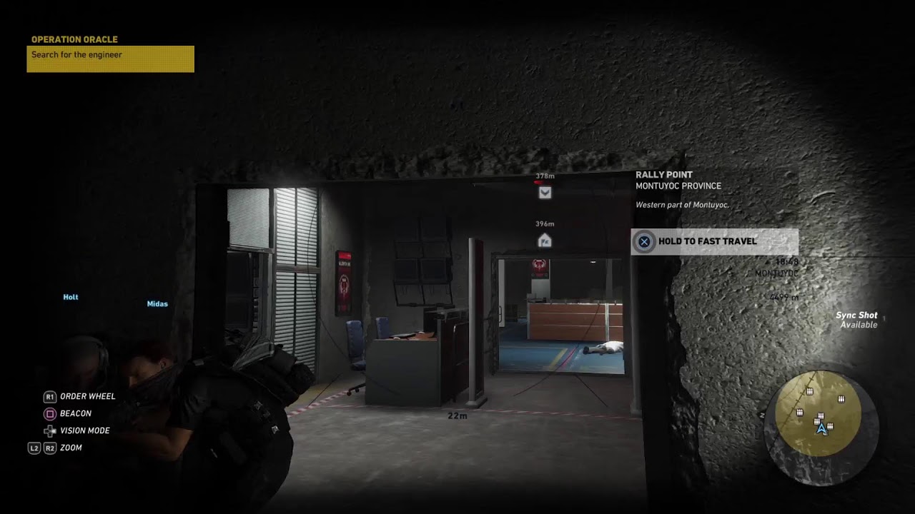 caught in action Tom Clancy's wildlands