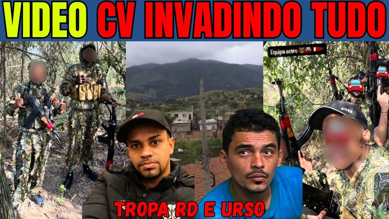 veja o video! 40 HOMENS DO URSO, invadem, FAVELA DA CAROBINHA, dos MILICIANOS... #salmos91