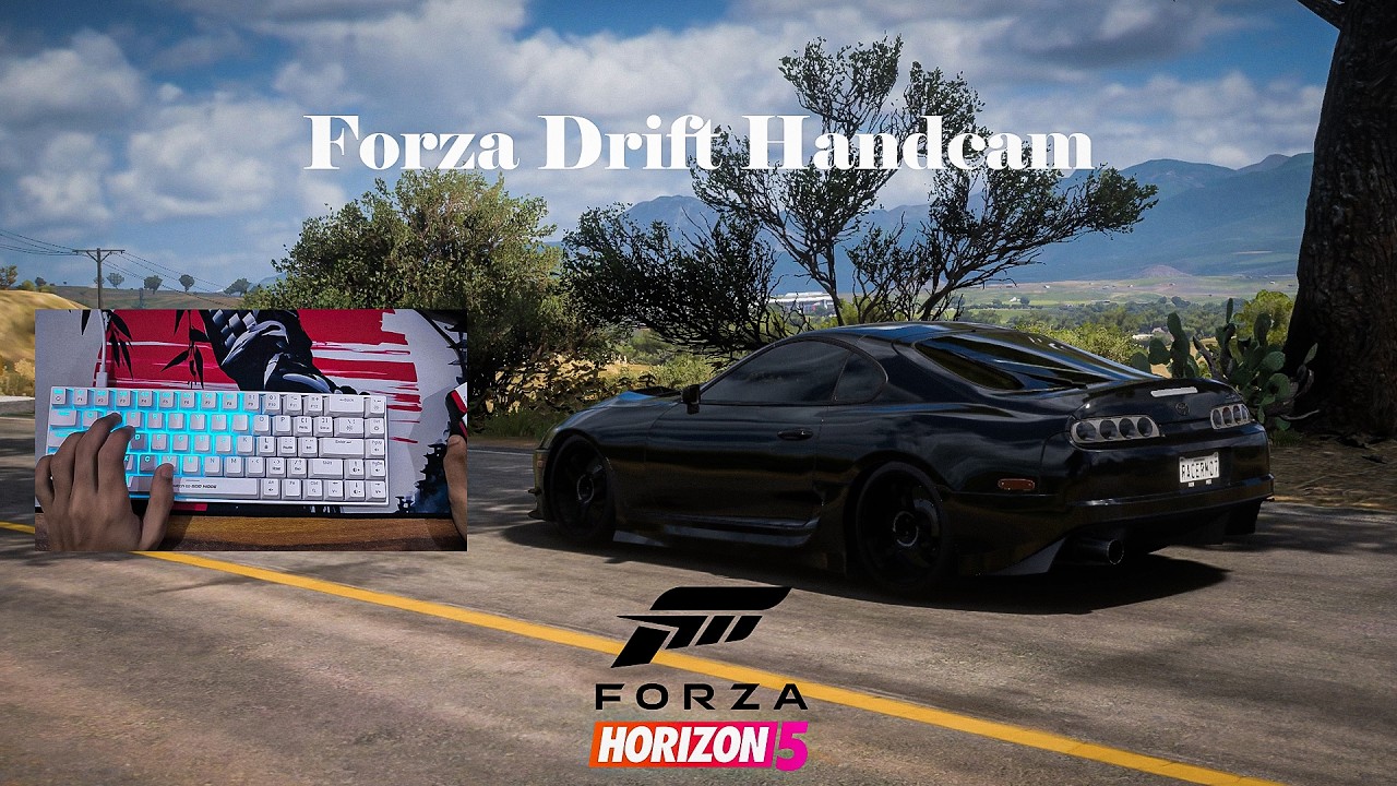 Forza Horizon Supra MK4 | Keyboard Gameplay