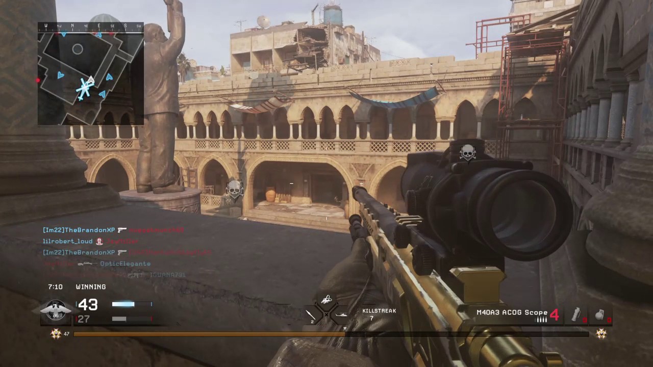 MWR M4 ACOG SNIPING !