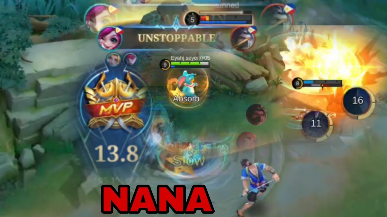 NANA MVP RANKED! UNSTOPPABLE KILL | BUILD TOP 1 GLOBAL NANA 2026 | 13.8 POINTS |BESTBUILD2026 ~ MLBB