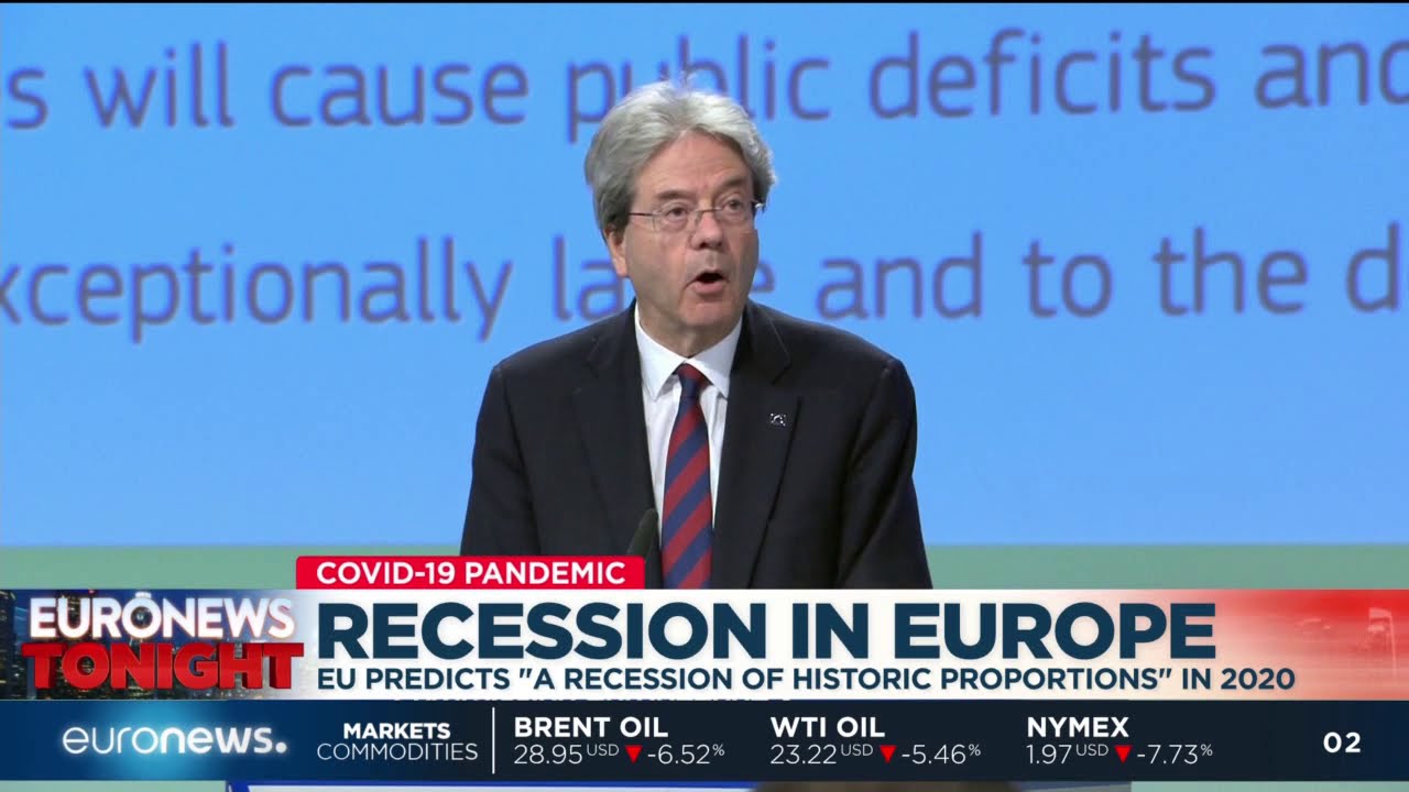 EU predicts a &laquo;&nbsp;recession of historic proportions&nbsp;&raquo; in 2020