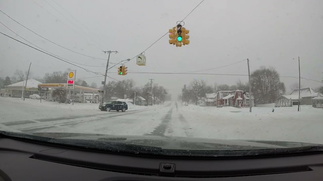 A drive through Middleville, Michigan- Christmas Eve Blizzard 2022