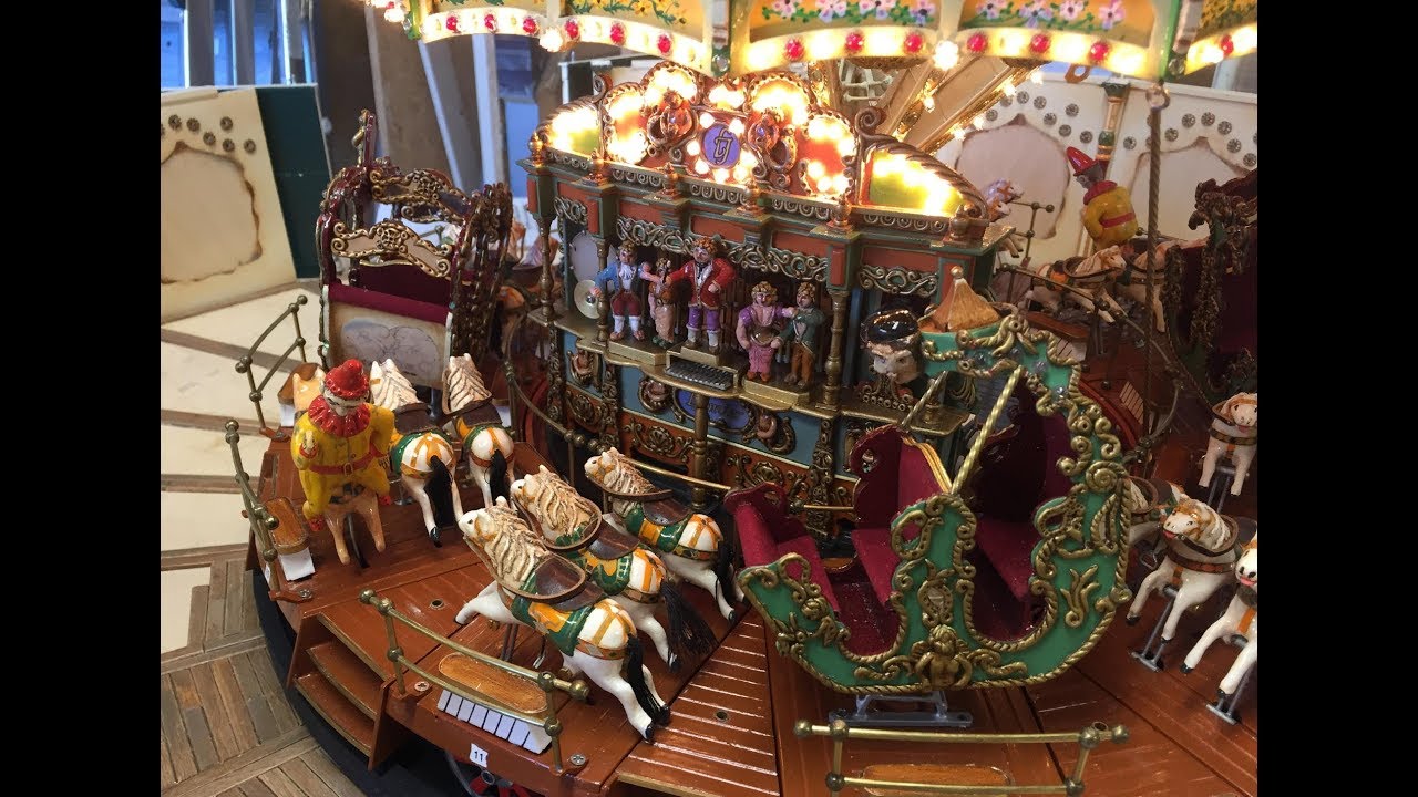 Bouw miniatuur Stoomcarrousel Efteling deel 6
