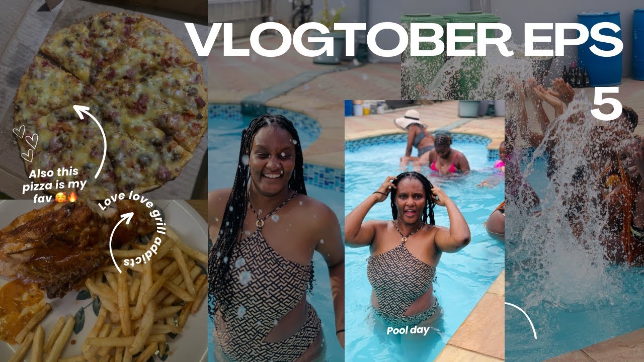 VLOG | Vlogtober EPS 5 | Pool day with my girls and more | Namibian YouTuber 🇳🇦❤️