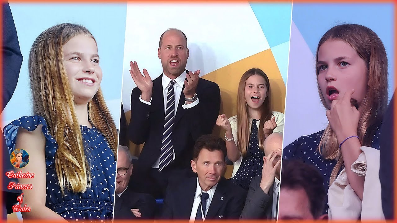 Princess Charlotte’s Priceless Reactions As England Beats Spain In Historic Euros Final With William