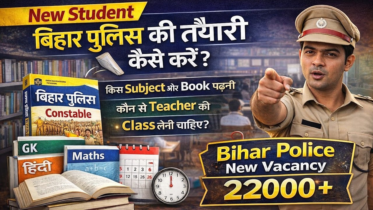 **बिहार पुलिस 22000+ की तैयारी का तरीका क्या है? // Foundation Class कैसे करें? // #biharpolice 