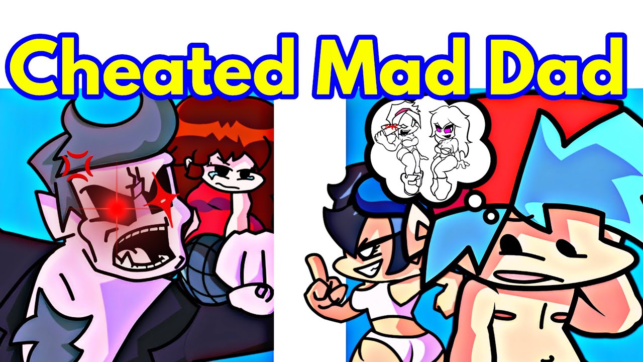 Friday Night Funkin' Mad Dad / GF vs BF/Nene (FNF Mod/Hard/Cheated Encore + Gameplay)