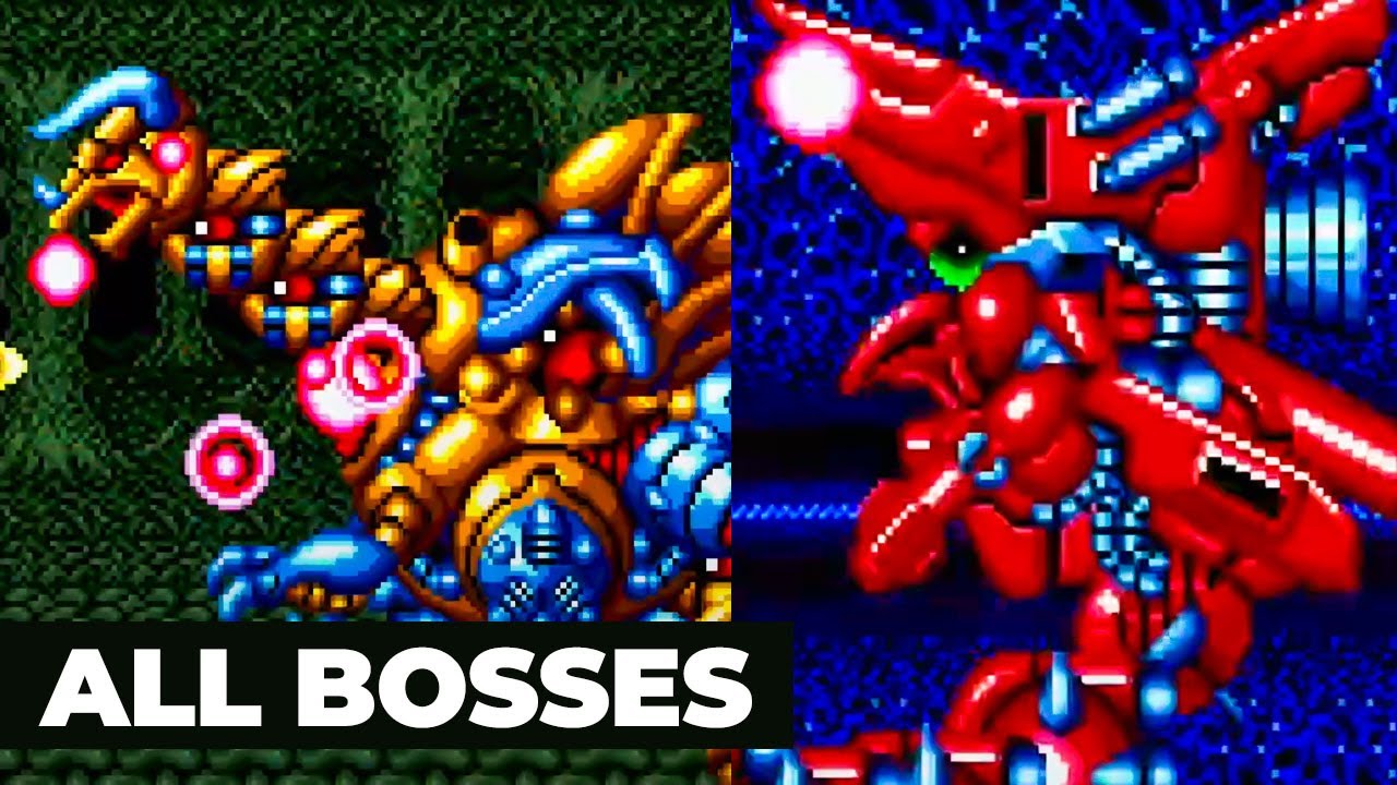 ARROW FLASH (Mega Drive/Genesis 1990) - All Bosses