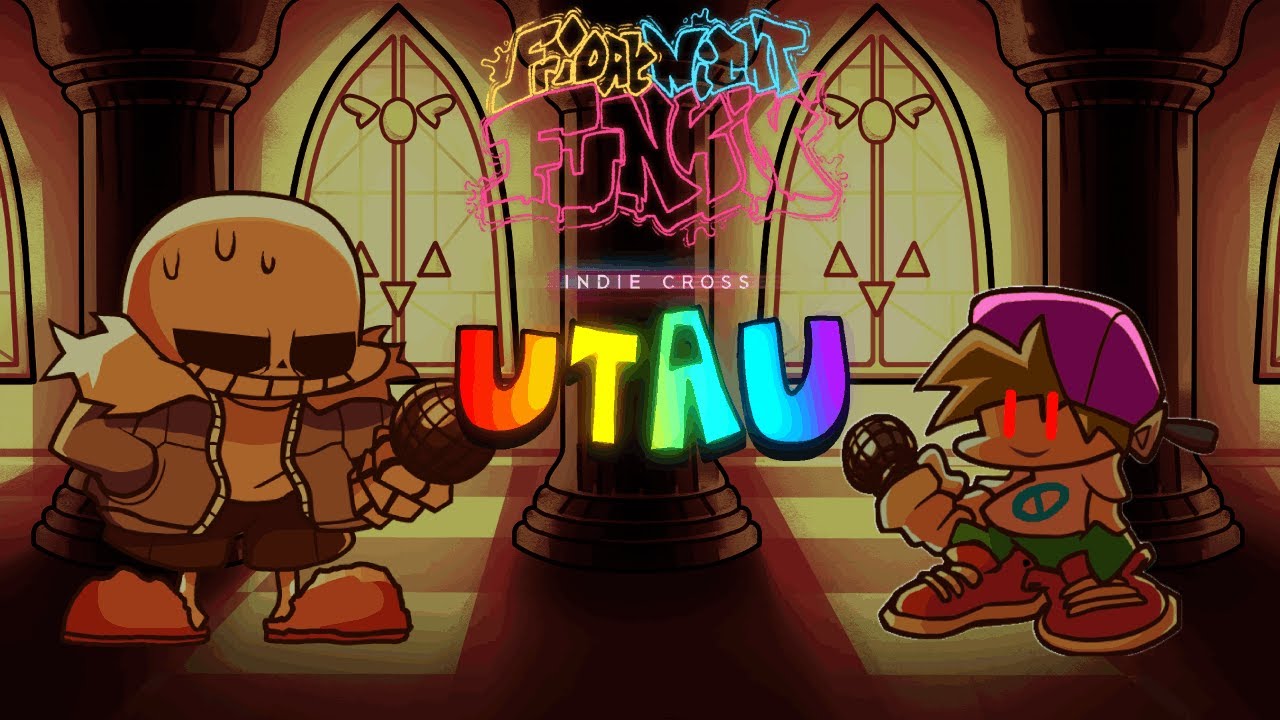 FNF Burning In Hell Utau Sans VS Camil (Creditos @STUDIO_HOKEN )
