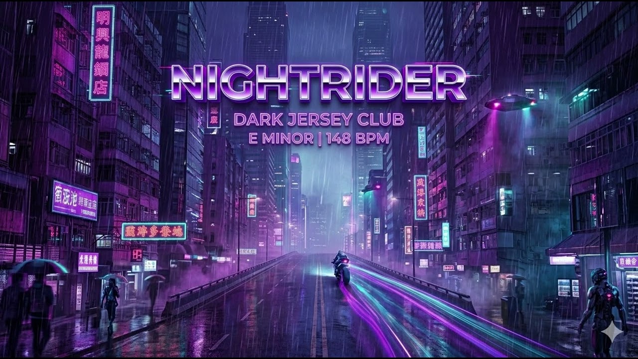 [FREE] | NIGHTRIDER 🌌 (Dark Jersey Club Instrumental) | E Minor 148 BPM