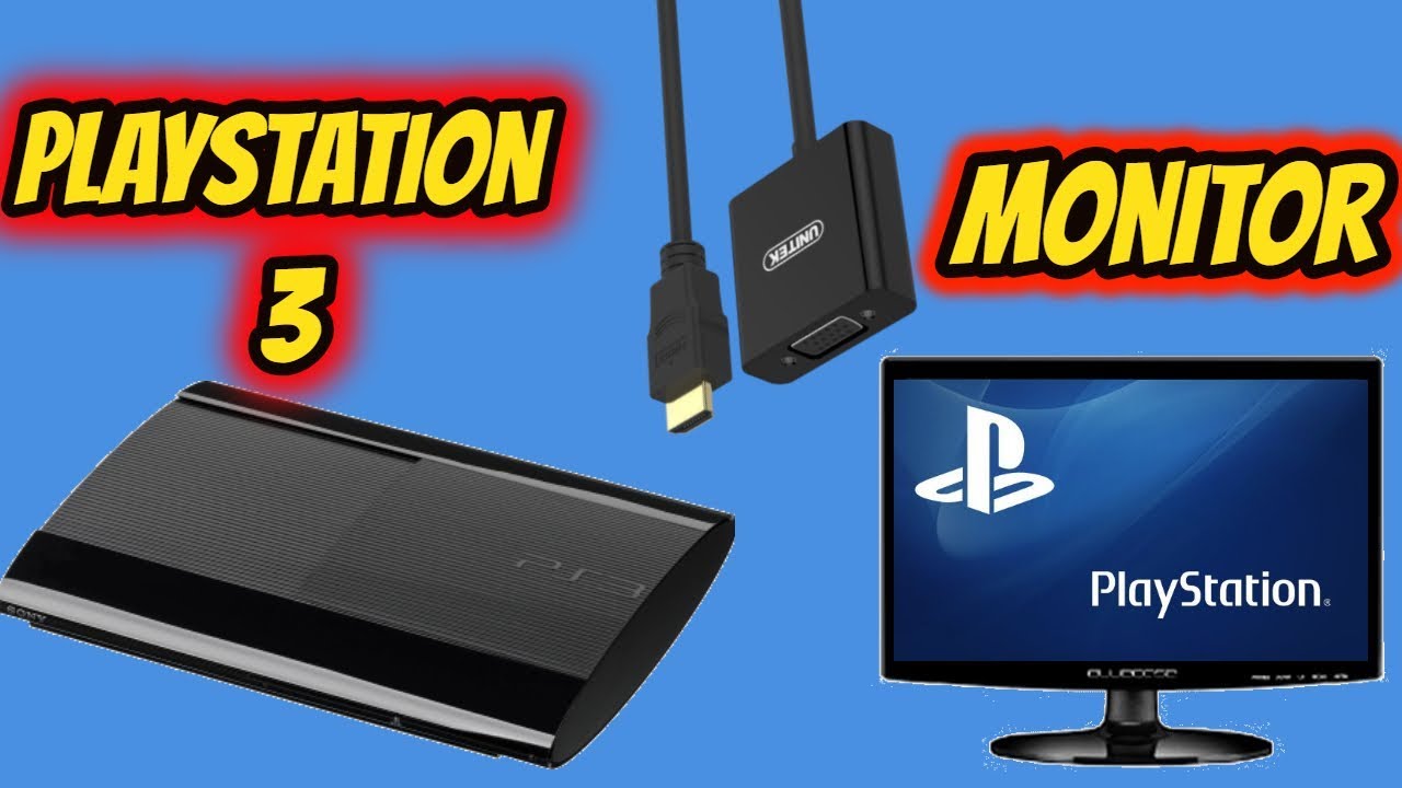 COMO LIGAR PLAYSTATION 3 NO MONITOR VGA