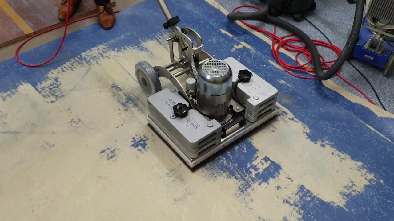 Removing Dr. Schutz PU Coating From Linoleum - Excentr Method | Excentr B.V.