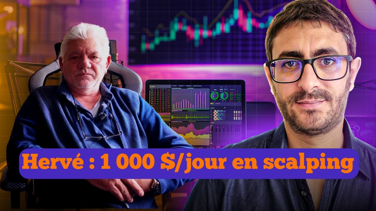 Hervé, le scalper qui encaisse 1 000 $ par jour sur le S&P 500